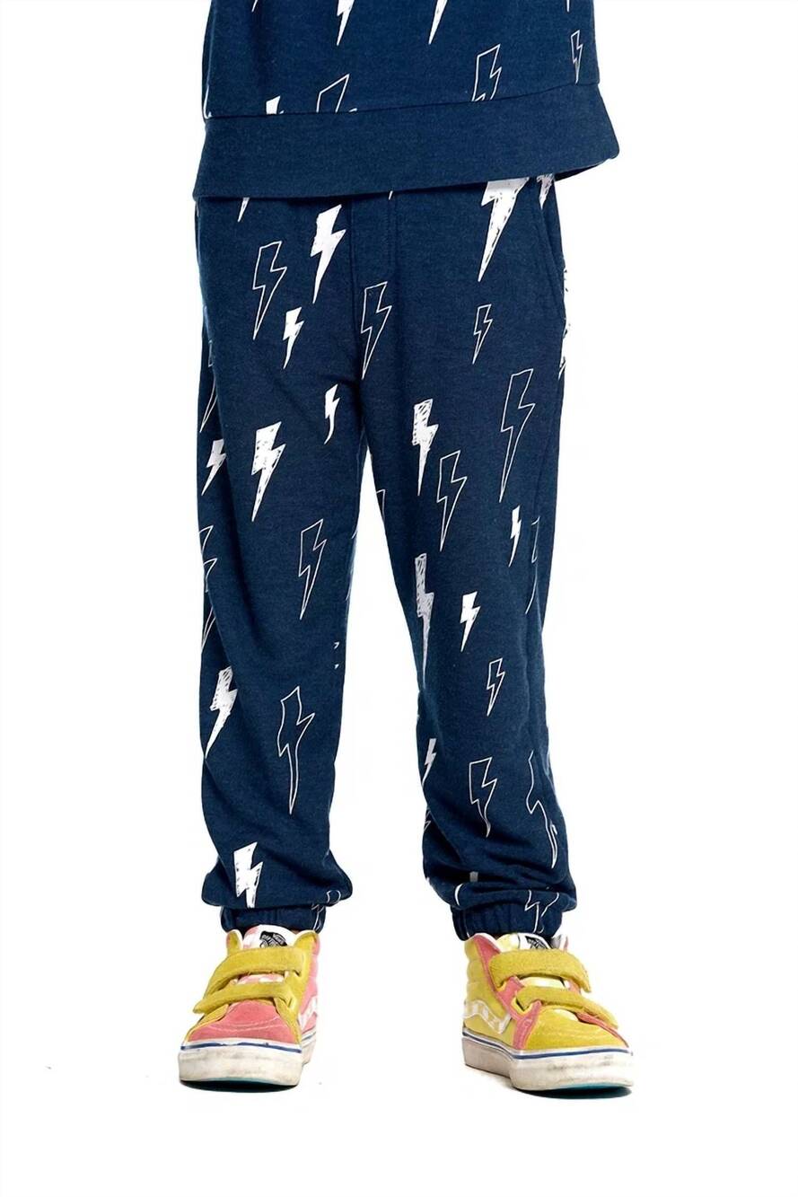 NEW CHASER bolts sweatpants in fun print